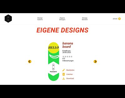 Saved Designs