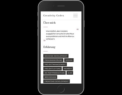 Portfolio Mobile View 3