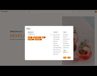 Find Cocktails by filter
